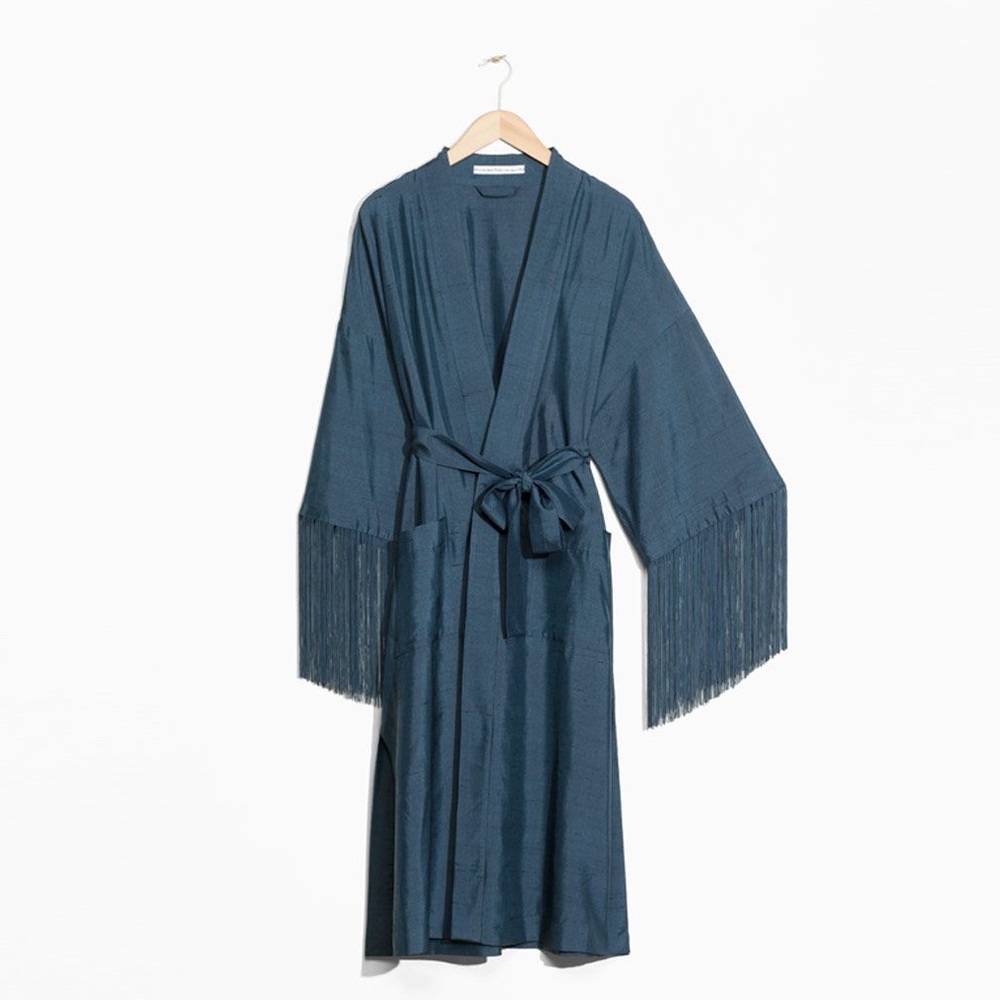 Toms x & Other Stories Silk Kimono Robe